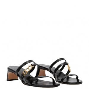 NEW ODISSI women's juliet mid-heel city sandal in black